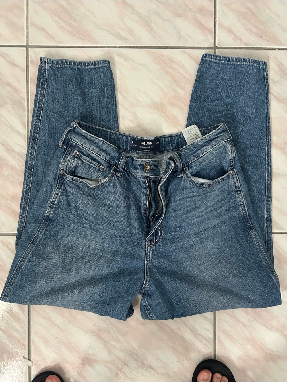 Hollister Men's Medium Blue Skinny Jeans